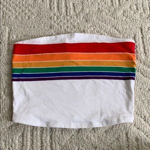 Garage Rainbow Tube Top